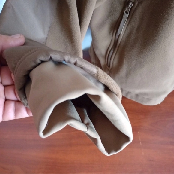 Condor Jacket 601 MensXL Brown Alpha Micro Fleece Tactical Full Zip Outdoor. XL - Picture 10 of 11